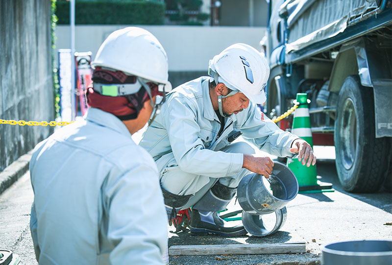 田中興発で働く